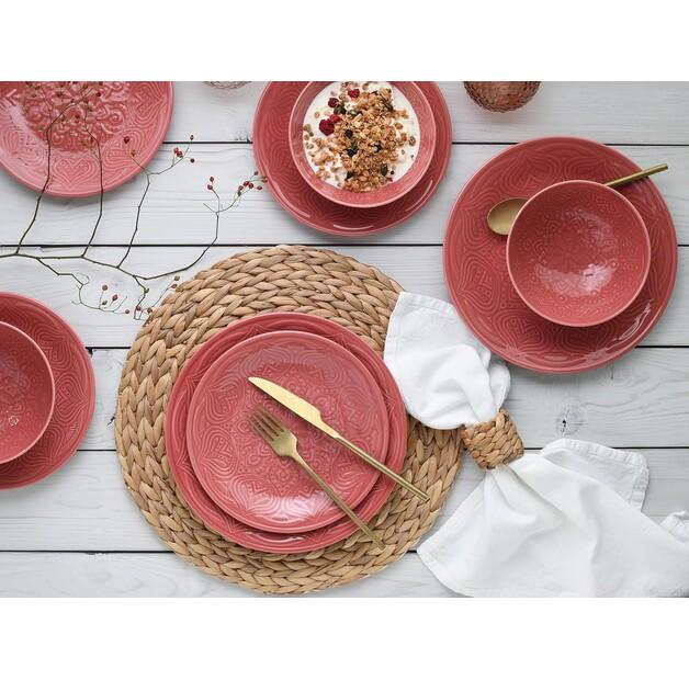 Набор столовой посуды CreaTable Orient Mandala rot, 12шт (21629)
