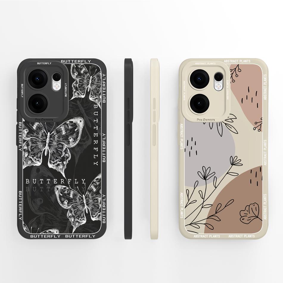 Чехол для Oppo Reno 13F Милый Панда Funda Мягкий Жидкий Силикон Высококачественная Задняя Крышка Для Телефона Oppo Reno 13 F Reno13F 4G 5G