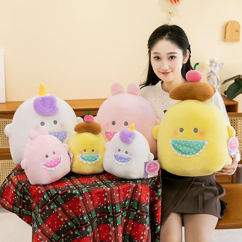 Ghost family cute plush doll doll doll pudding rabbit unicorn soft cute sleeping pillow