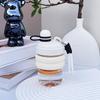 Sparkling Rhinestone Water Bottle Women - Compact Portable Ins Style PP Cup With Direct Drinking Spout