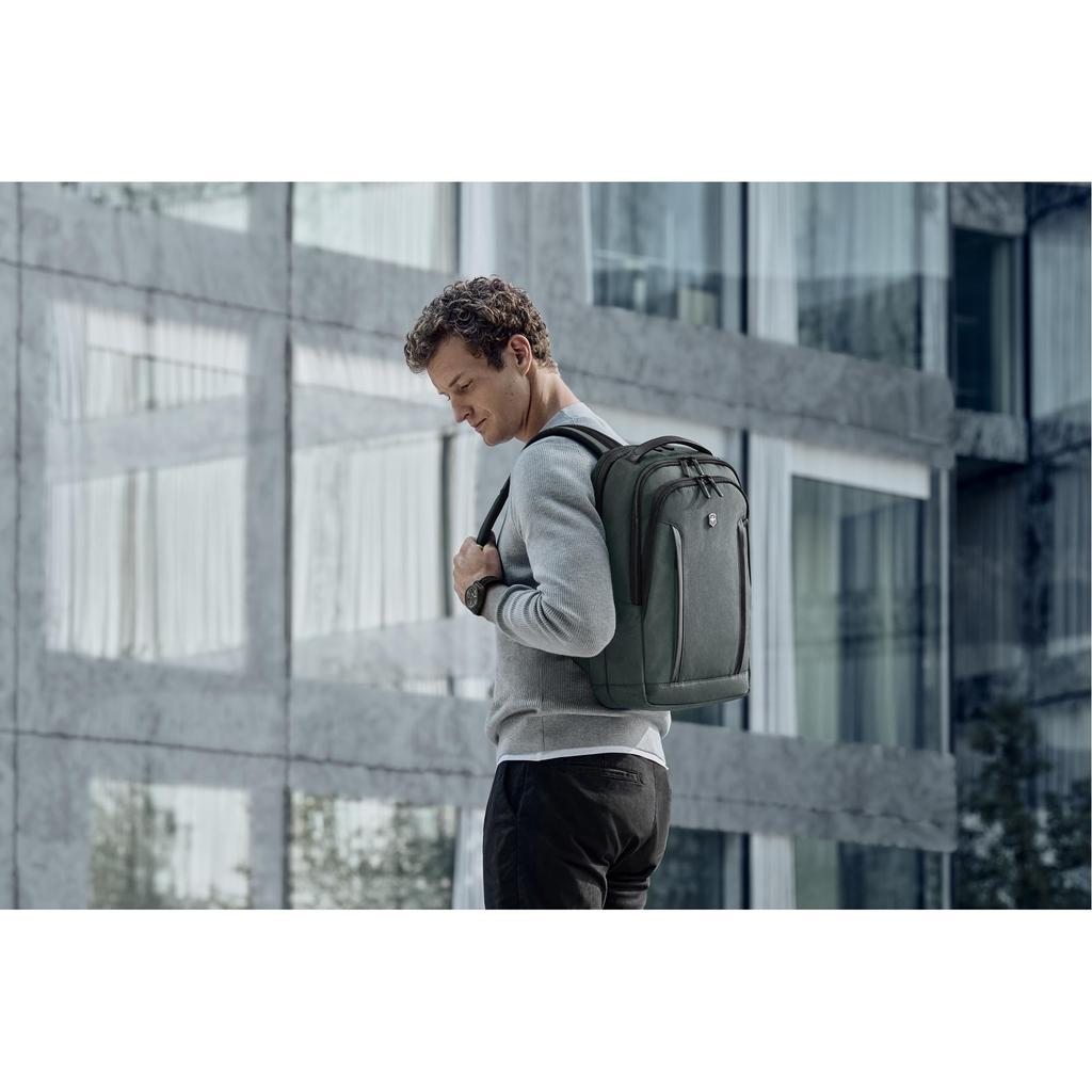 VICTORINOX Altmont Professional Compact Laptop Backpack Unisex Lightweight Durable 15-Inch Device Compartment 16L Storm 653286