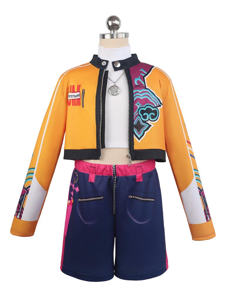 Kids K-POP Demon Hunter Girl Group Cosplay Costume - Rumi Shorts & Skirt Style