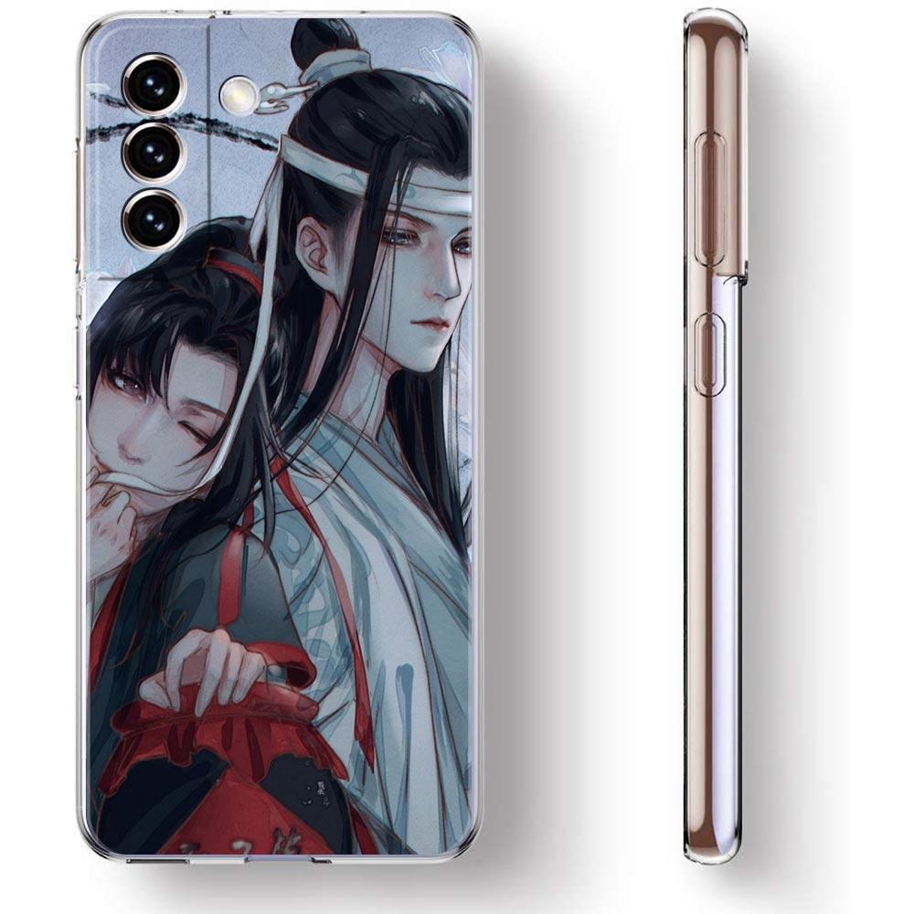 Чехол для телефона Mo Dao Zu Shi Wei Wuxian для Samsung Galaxy S22 5G S20 Ultra S21 FE 5G S10E S9 S8 S10 Plus Note 20 10, прозрачный чехол