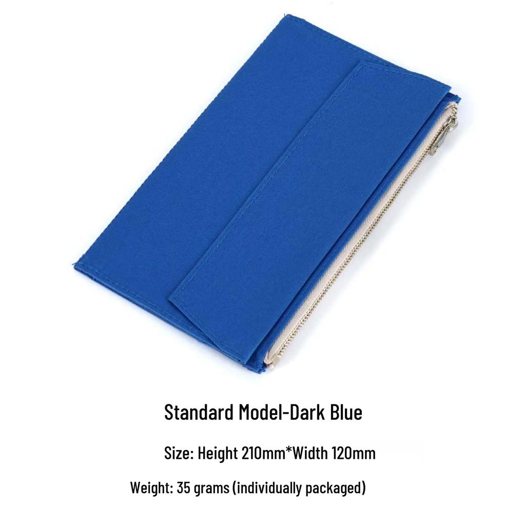 Оригинальный блокнот путешественника с бумажным тканевым карманом на молнии