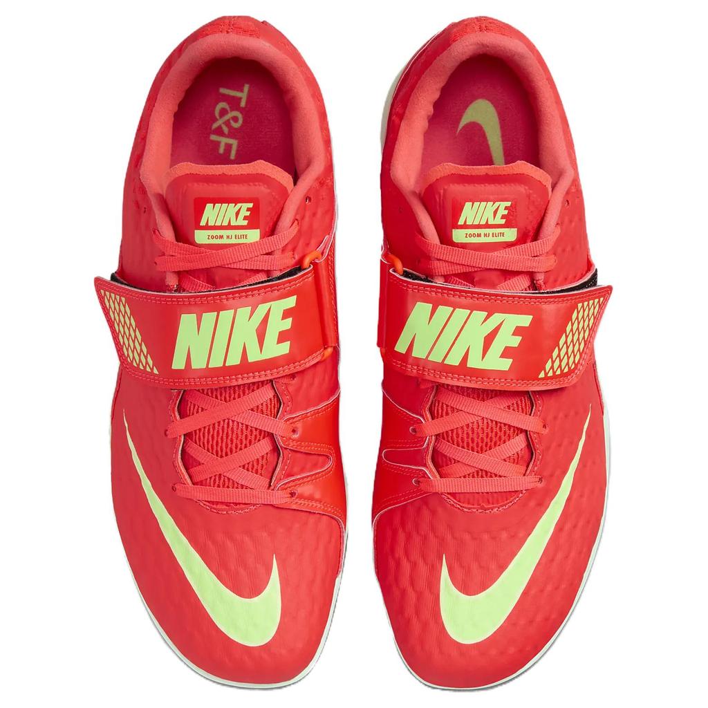 Nike High Jump Elite Bright Crimson Lime Blast Unisex Sneakers Red Hyper-Orange Washed-Coral FZ9636-600