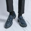 New Luxury Fashion Tassel Men's Shoes Casual Loafers Business Formal  Adult Trend Outdoor Party Evening Party Oversized Shoes