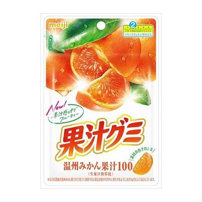 MEIJI Gummy жевательный мармелад со вкусом мандарина, 54 гр