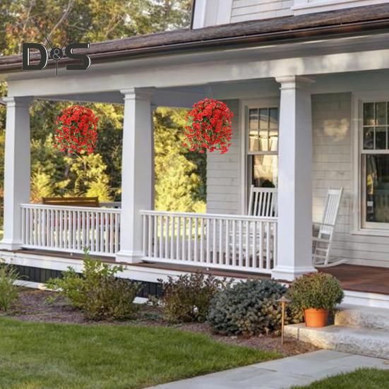 3 шт. подвесной искусственный цветок ипомеи устойчивый к ультрафиолетовому излучению реалистичный искусственный шелковый цветок для свадебной вечеринки в помещении и на открытом воздухе в саду настенный искусственный цветок украшение