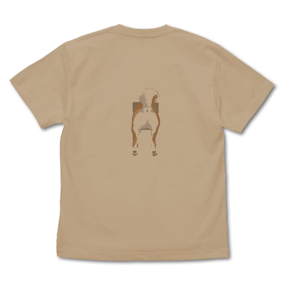 Cost Performance Shiba Inu and Yu Ishihara At the End of the World Kabe and Haru LIGHT BEIGE XL Size Mr. T-shirt