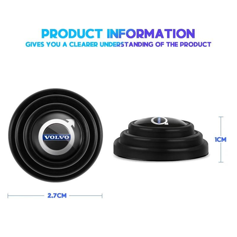 10Pcs Car Door Anti-shock Pad Anti-noise Buffer Gasket Auto Interior For Volvo XC60 XC90 XC40 V60 V40 XC70 V50 S60 S90 EX90 EX30