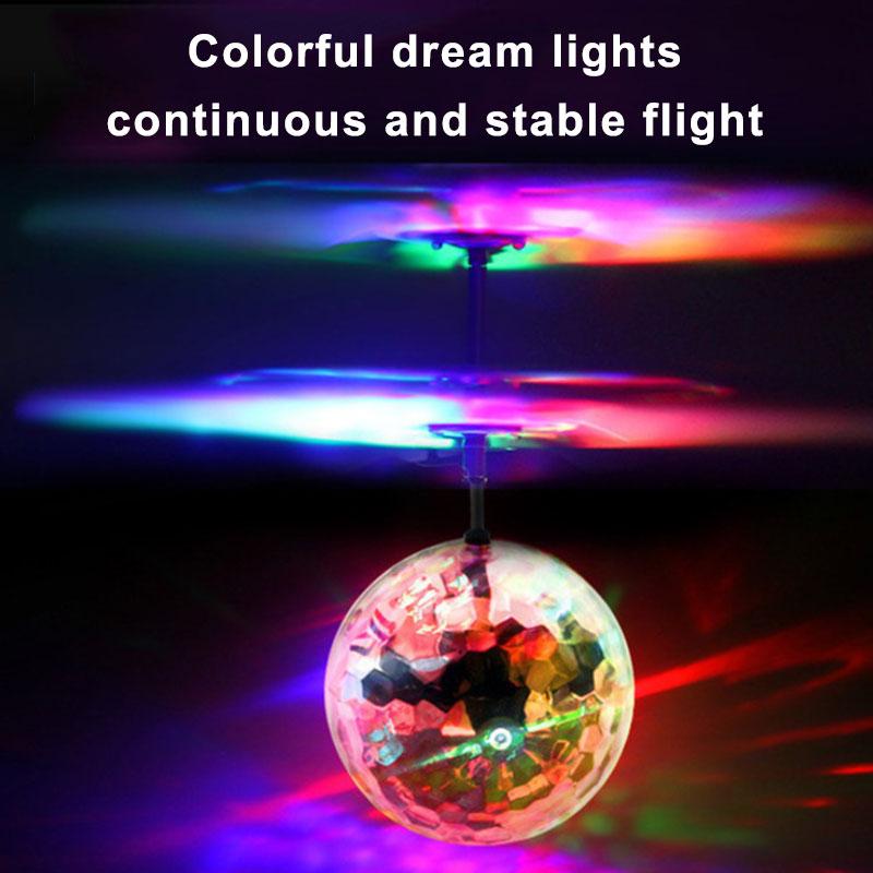 Latest Flying Ball Luminous Kid's Flight Balls Electronic Infrared Induction Aircraft Remote Control Playthings LED Light Mini Helicopter