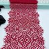 3м х 18,5см Французское кружево Шантильи, Не тянущееся темно-красное сетчатое кружево с ресничками для шитья, бюстгальтера, нижнего белья, платья, одежды, рукоделия