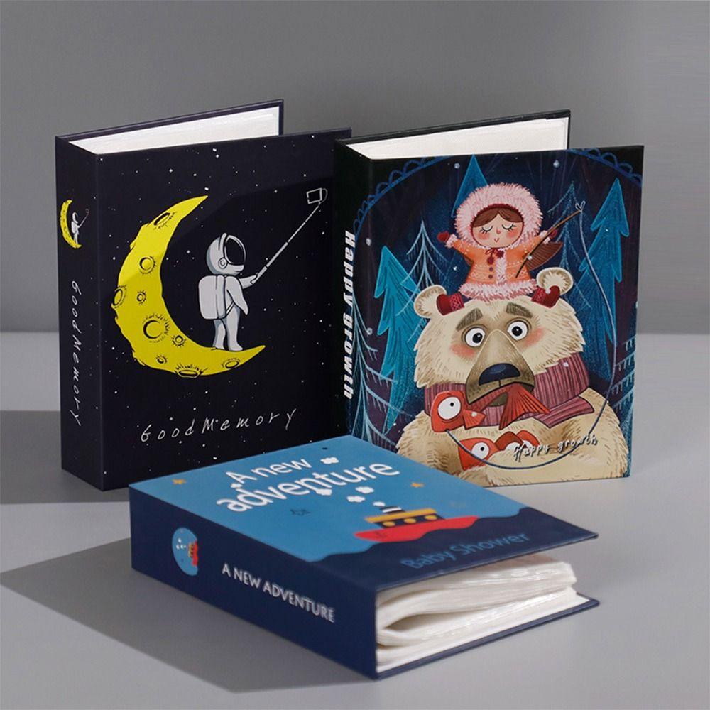 100 Pockets Photo Album DIY Photo Storage Album Creative Photo Collection Book Children