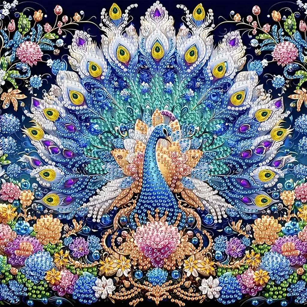 Алмазная мозаика, Алмазная мозаика специальной формы, Набор материалов для ручной работы (наклейки) 30 * 30 Алмазные наклейки Декоративная картина своими руками Трансграничный