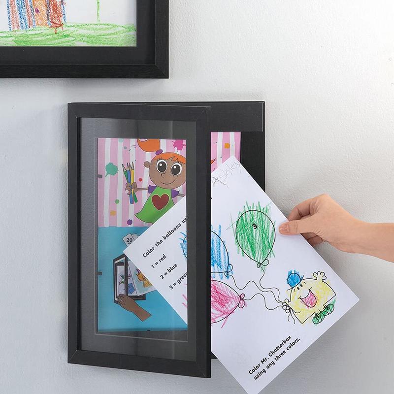 Kids Frametory Children Art Frames Drawing Paintings Front Open Changeable Magnetic