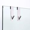 Steel Frameless Free Punching Glass Door Type Towel Rack Robe Hooks Storage Hanger Shower Hook