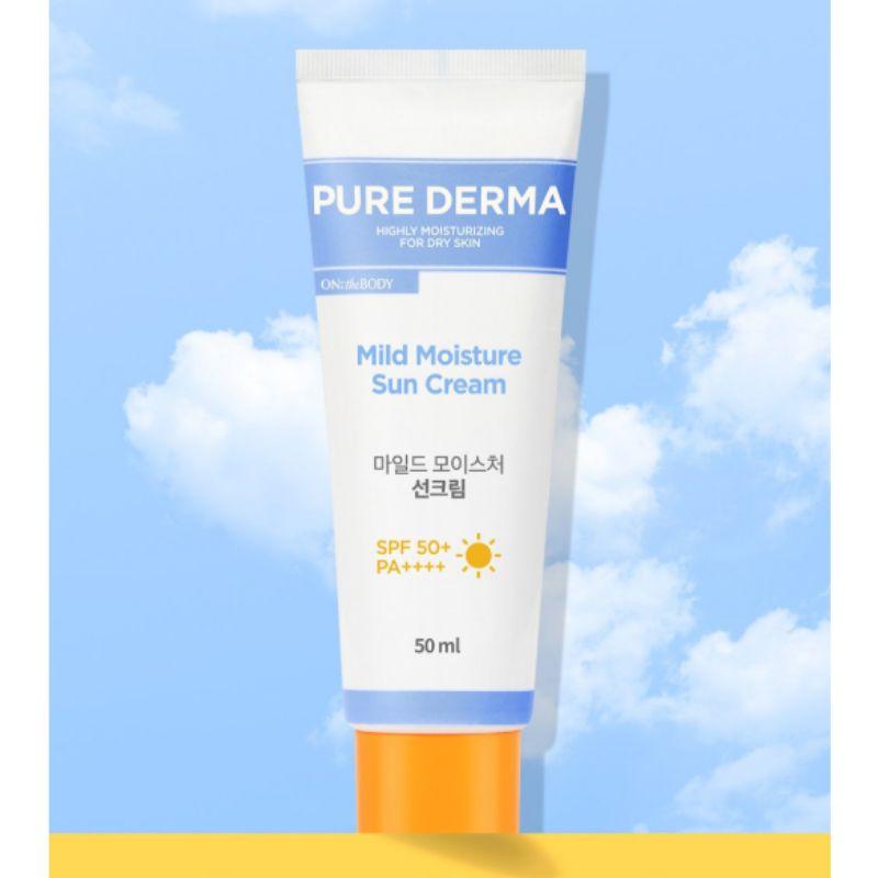 On The Body Pure Derma Mild Moisture Sun Cream SPF50+ PA++++ 50ml