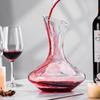 QINGPINGGUO Wine Glass Set Gift Box, 350ml Six Glasses + Decanter + Bottle Opener + Cup Holder, Stemware, Housewarming Gift