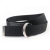 Отличный ремень Дизайн с логотипом средний с двойным кольцом из кожи черный Женский 45AVS2AG6 Б/у