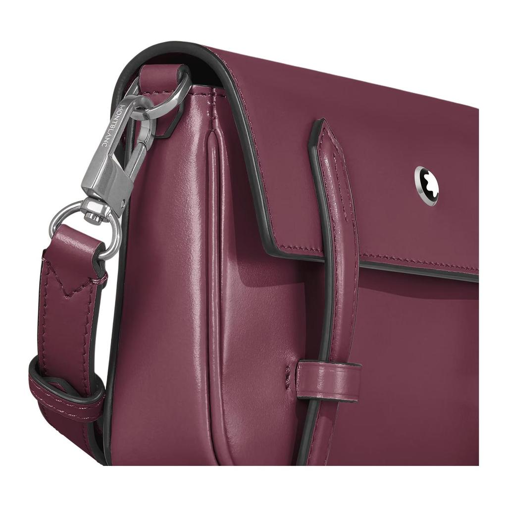 Montblanc Meisterstück Logo Leather Mini Shoulder Bag Women shoulder bag Bordeaux-Red MB199297