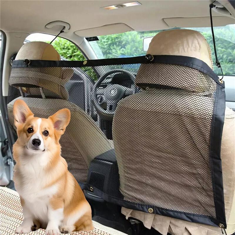 Pet Dog Car Front Seat Barrier Guard Safety Net Van Motorhome Protector Mesh