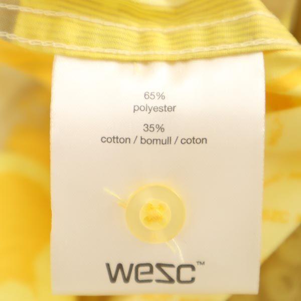 Неиспользованный комбинезон WESC с ручкой, футболка с коротким рукавом Aloha M желтоватый мужской б/у