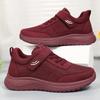 Women's Breathable Mesh Velcro Walking Shoes - Soft Sole, Casual Comfort
