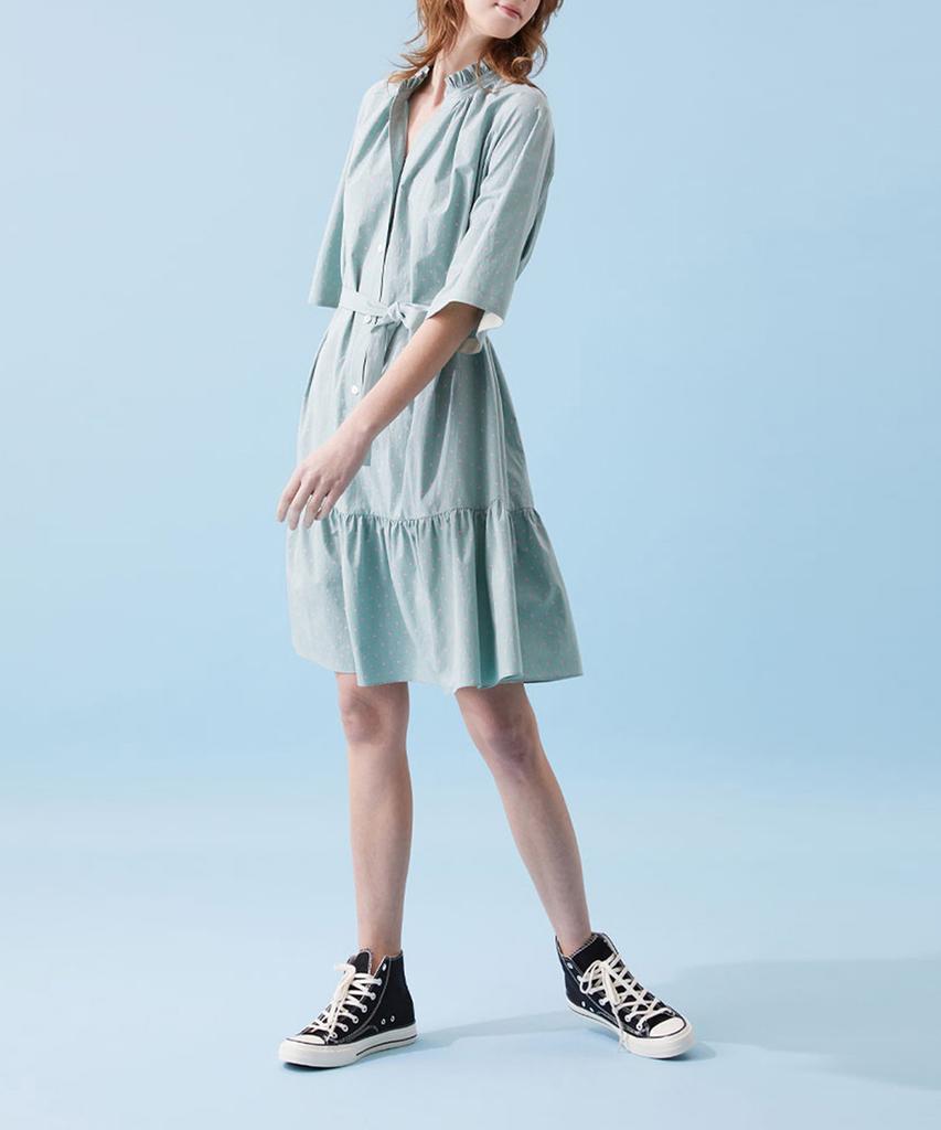 Boyeon Dot Print Mini Voluminous Dress 018