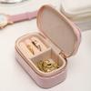 Mini High-end Ring Box Exquisite Velvet Necklace Jewelry Organizer Portable Travel Earring Storage Box