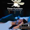 Ceiling Fans With Remote Control and Light LED Lamp Fan E27 AC85-265V Lighting Base for Bedroom and Living Room Lighting
