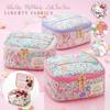 Косметичка Sanrio Characters Vanity Makeup Floral Large Сделано Little Twin Розовый Чехол, Чехол, Женский, Принт, Вместимость, Милый, Кисть, Карман, Стильный, Портативный,