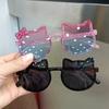 New Children Cute Kitty Sunglasses Acrylic Bow Outdoor UV Protection Sun Glasses Baby Girls Classic Kids Boy UV400 Eyewear
