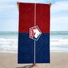Lille OSC Print Beach Towel, Large Soft Quick Dry Towel for Beach Camping Swimming
