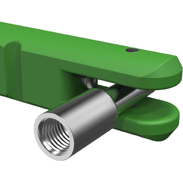 BASIKER Tire Valve Stem Puller Tool No Scratch With Valve Core Tool Green Perfect Replacement For Universial Car Valve Stem Extenders Straight Metal