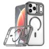 iPhone 17 Pro Max Яркая Тень Магнитный Двухцветный Прозрачный Противоударный Чехол