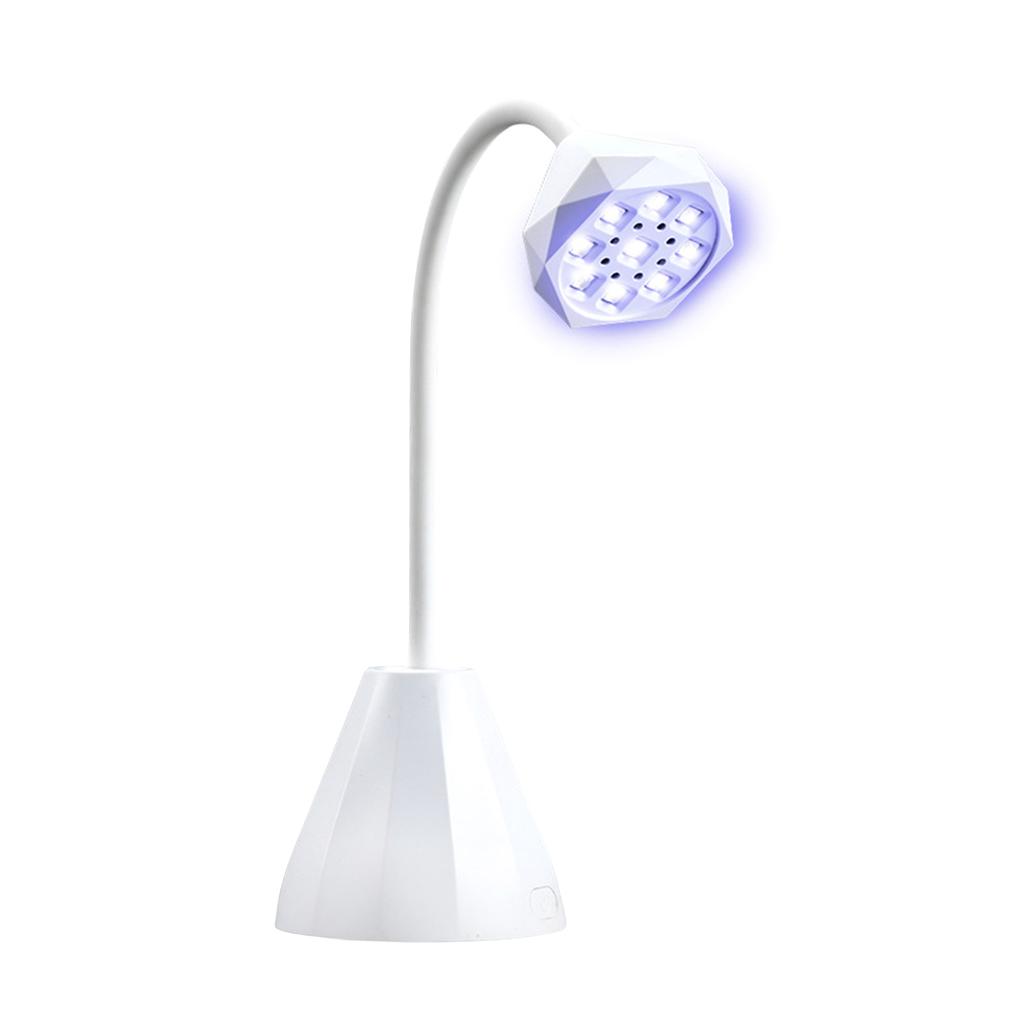 Светодиодная УФ-лампа для ногтей Mini Hands Free Light Rotatable Nail Dryer Quick Drying Lamp для сушки лака для ногтей, лампа для сушки дома