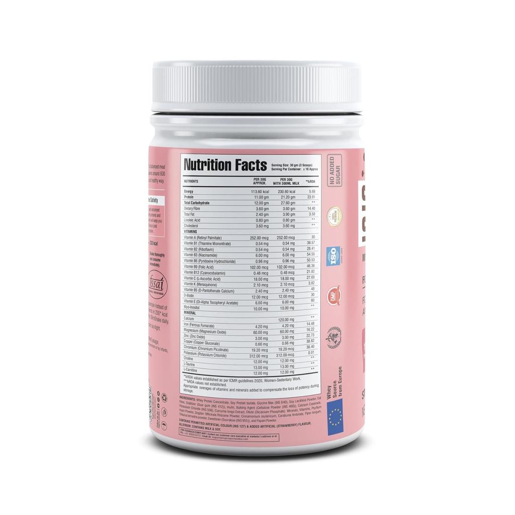 Протеиновый коктейль Клубника (500 г), Slim Shake Protein Powder (Strawberry Milk Shake), Mypro Sport Nutrition