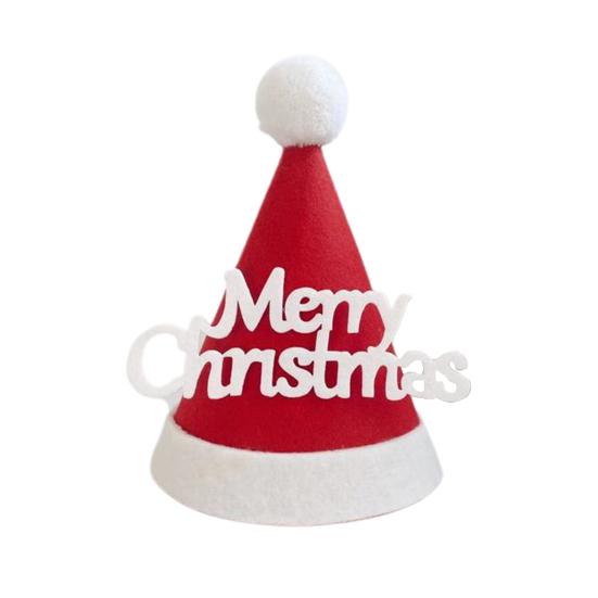 Christmas Party Cap Exquisite for Indoor Eco-friendly Decorative Tree Elk Xmas Party Cap Innovative Easy Wear Practical