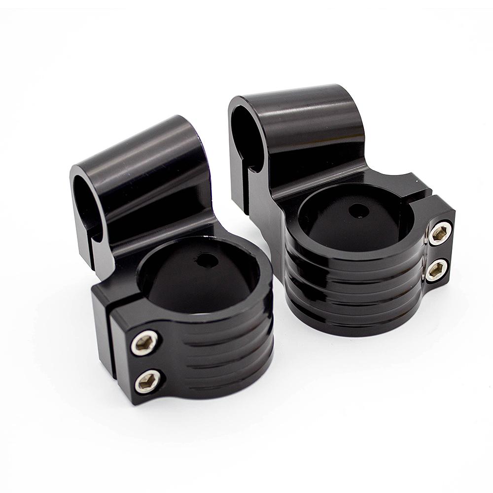 33 35 36 37 41 43 45 46 47 48 50 51 52 53mm 7/8" Universal CNC Motorcycle 1" Rised Handlebar Handle Bar Clip On Heads Clamps