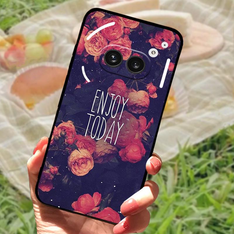 Чехол-бампер для Nothing Phone 2A, силиконовый, мягкий, модный, черный, Full Protective A142 Capa