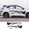 Для Hyundai Kona Hybrid N Line Электрический Комплект Графических Полос Декор Наклейка Виниловая Накладка Наклейка На Боковую Дверь Автомобиля Авто