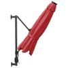 Wall Mounted Sun Umbrella Bright Red 290 cm