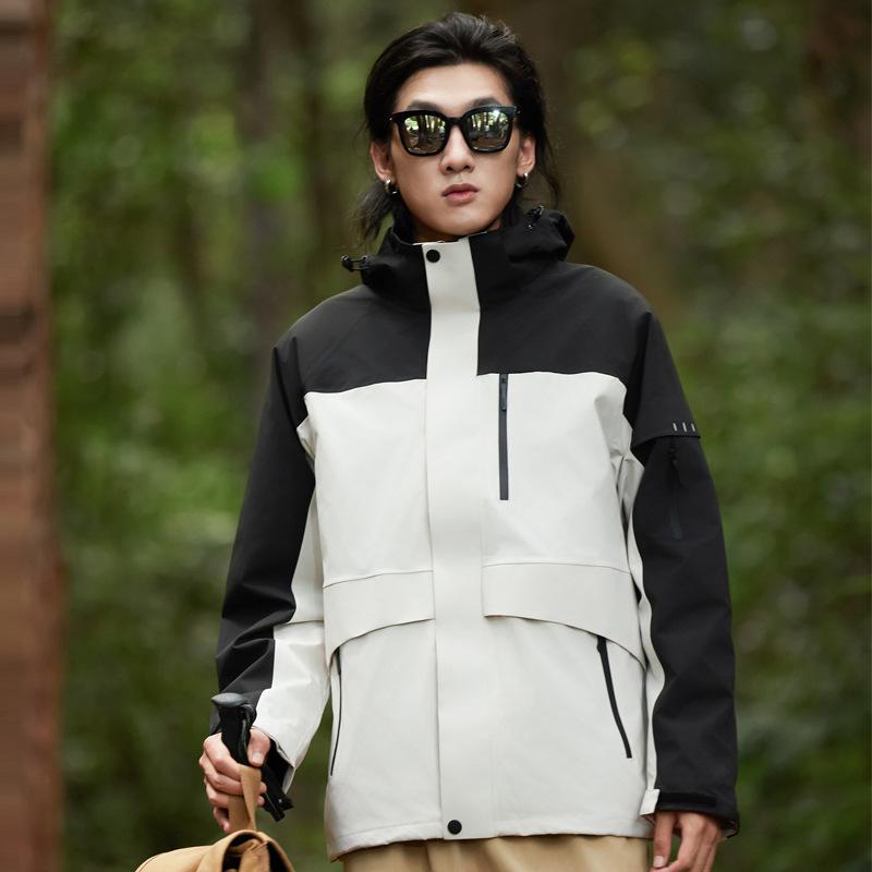Высококачественная куртка для мужчин и женщин, противовирусная водонепроницаемая одежда для альпинизма, теплая и дышащая горнолыжная одежда «три в одном»