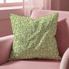 Green floral pattern Cushion Cover MultiScene Pillow Cover for Home  Car  Reversible Soft  Durable for Daily Use