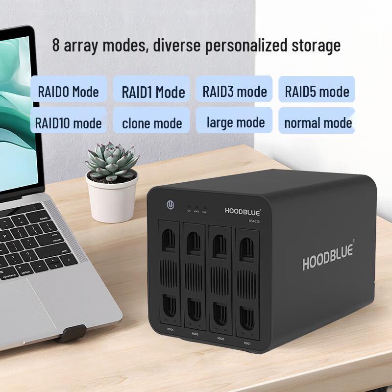 Hoodblue DS4030 4-отсечный RAID-корпус для жестких дисков