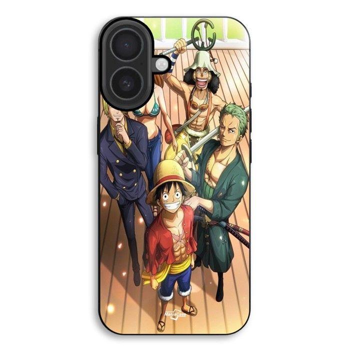 Coque de téléphone - MANIACASE - iPhone 17 - Silicone TPU - Souple - One piece manga anime