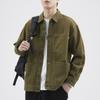 Japanese Retro Tooling Shirt Jacket Men'S Loose Large Size Casual Jacket Versatile Top Trendy Brand