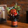 3pcs Mini Halloween Resin Decorative Bouquet Ghost Pumpkin Head Home Bedroom Accessories Party Gifts Creative