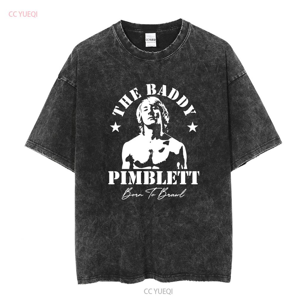 Футболка Paddy The Baddy Pimblett Born To Brawl Размеры S-5XL с длинным или коротким рукавом винтажная стираная топ для повседневной носки мужской