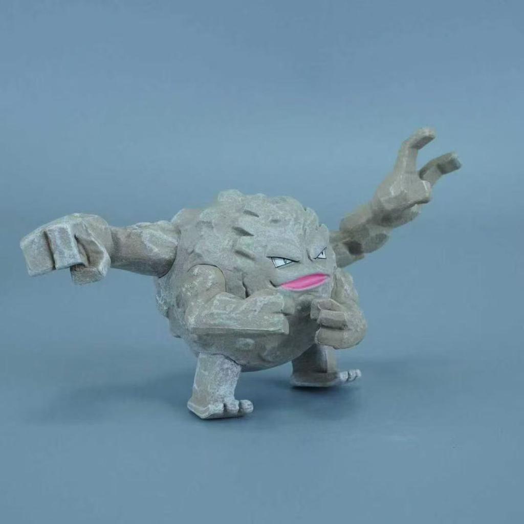 Anime Pokemon Figure Geodude Evolutionary Combination Action Figures Pvc Statue Collection Model Toys Gifts